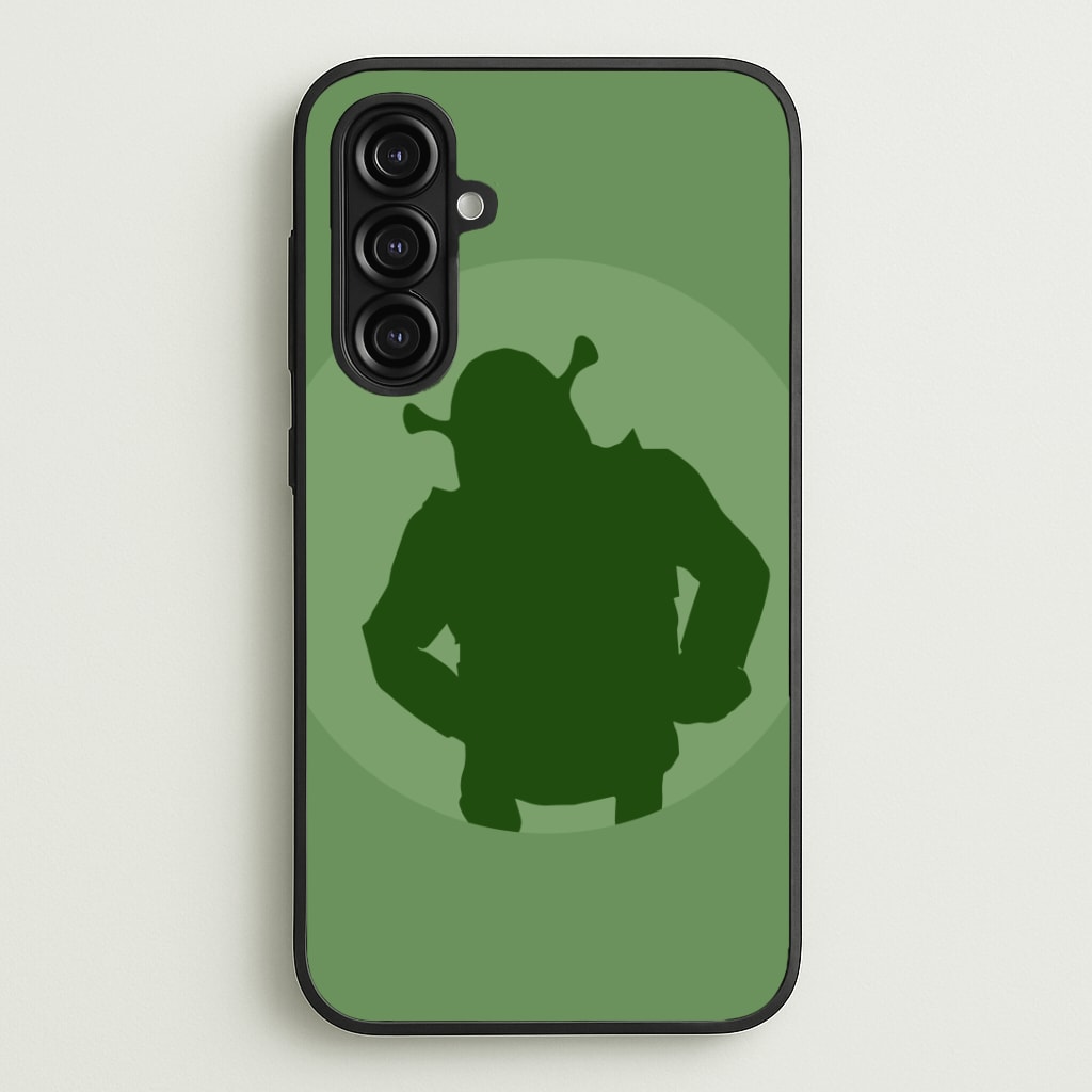 Green Ogre Outline Phone Case