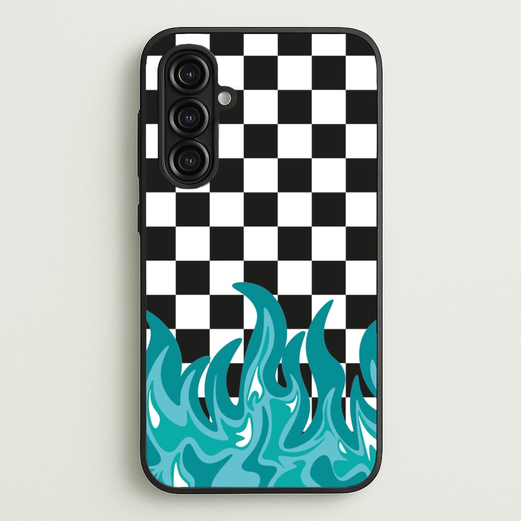 Blue Flame - Skate Aesthetic Phone Case