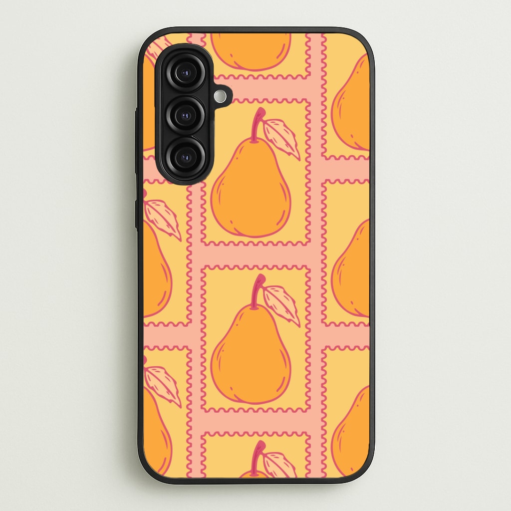 Pear Stamps Pattern Phone Case