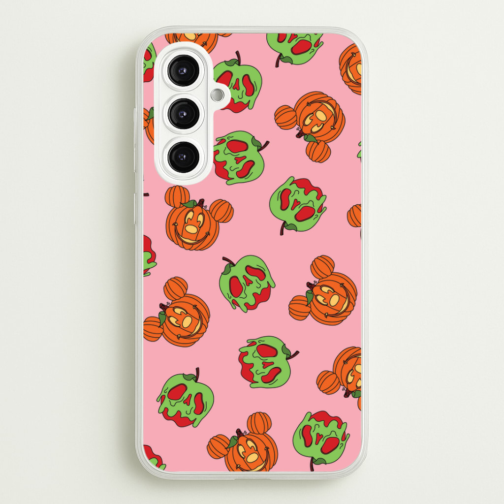 Pumpkin Mouse And Poison Apple Pattern Phone Case