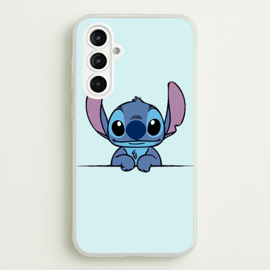 Alien Blue Leaning Phone Case