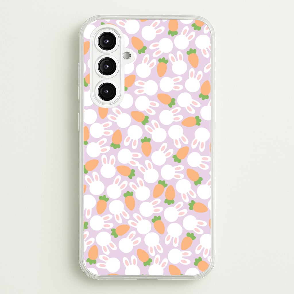 Rabbits And Carrots - Easter Patterns Phone Case