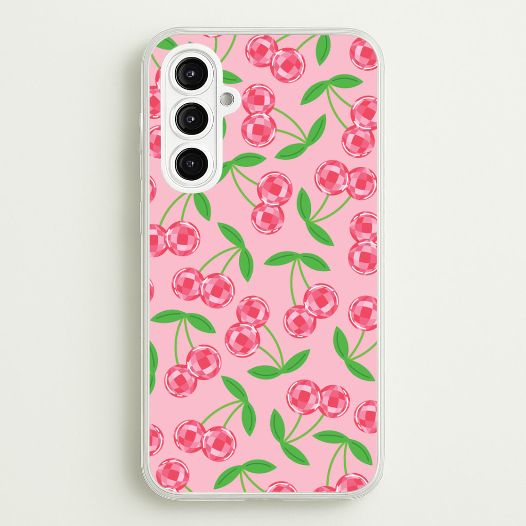 Disco Cherries Pattern Phone Case
