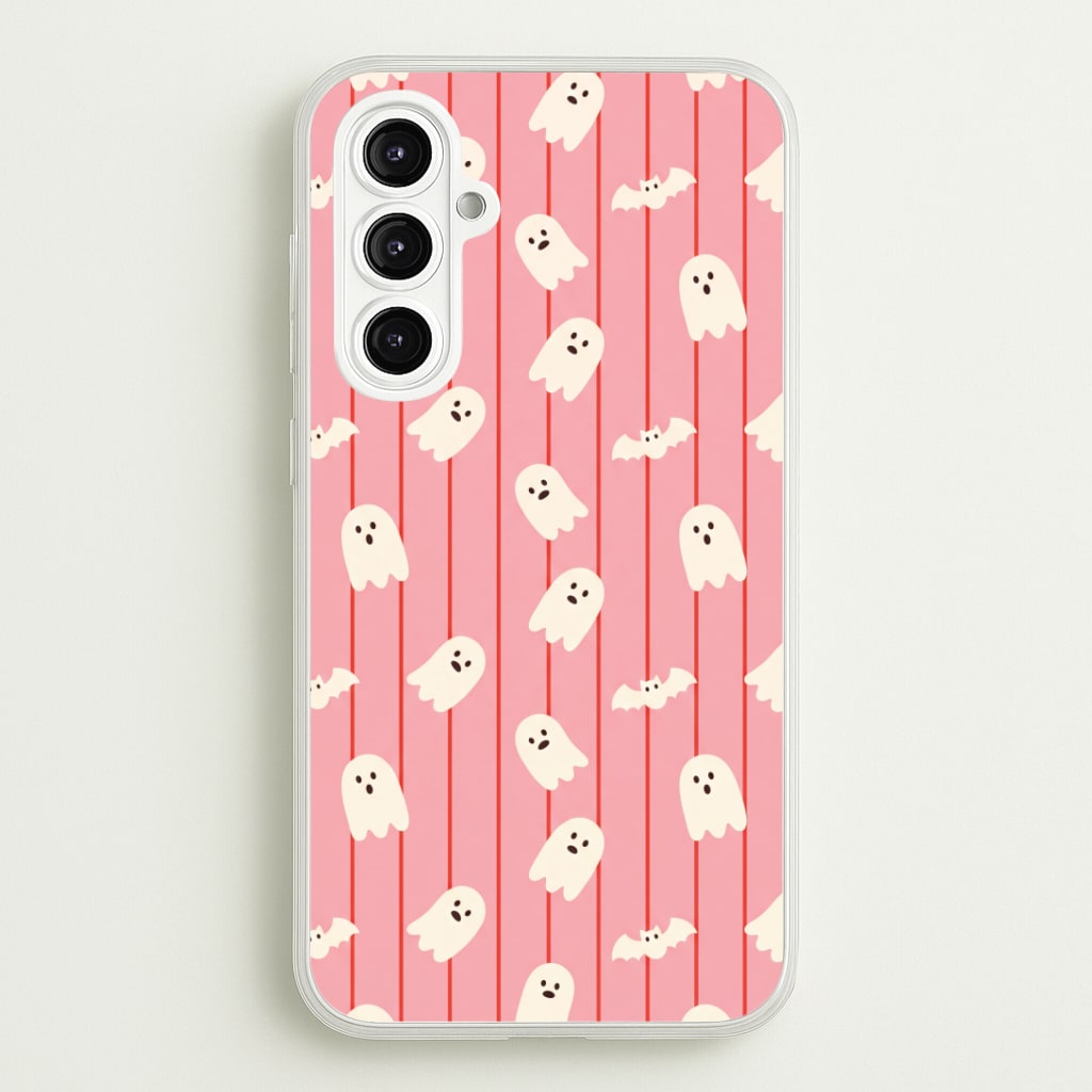 Candy Stripe Ghosts Phone Case