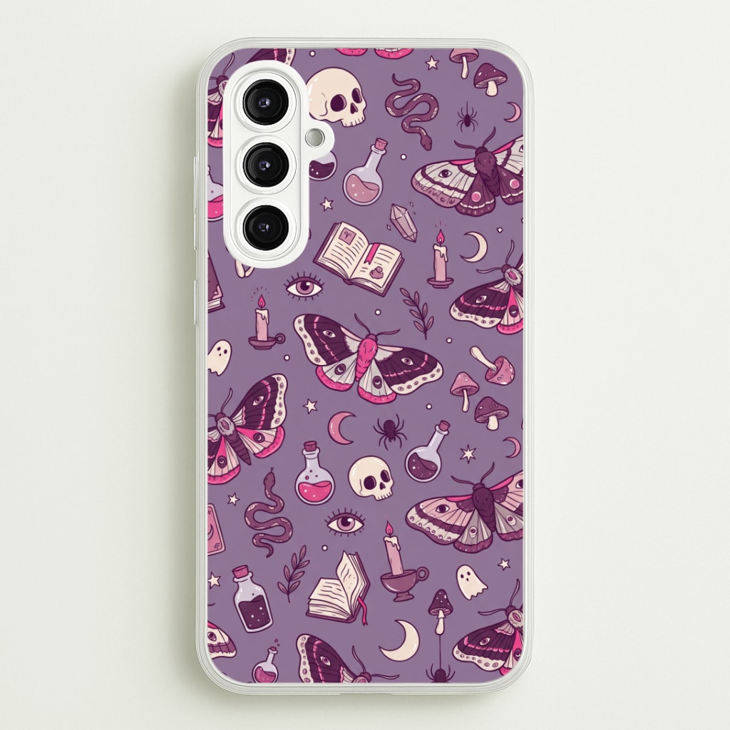 Purple Witchy Doodles Phone Case
