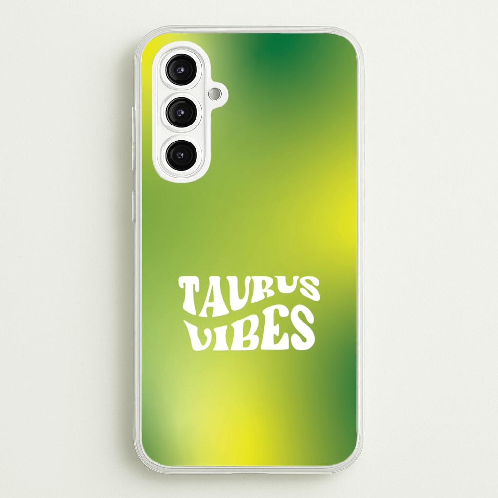 Taurus Vibes Gradient Zodiac Phone Case