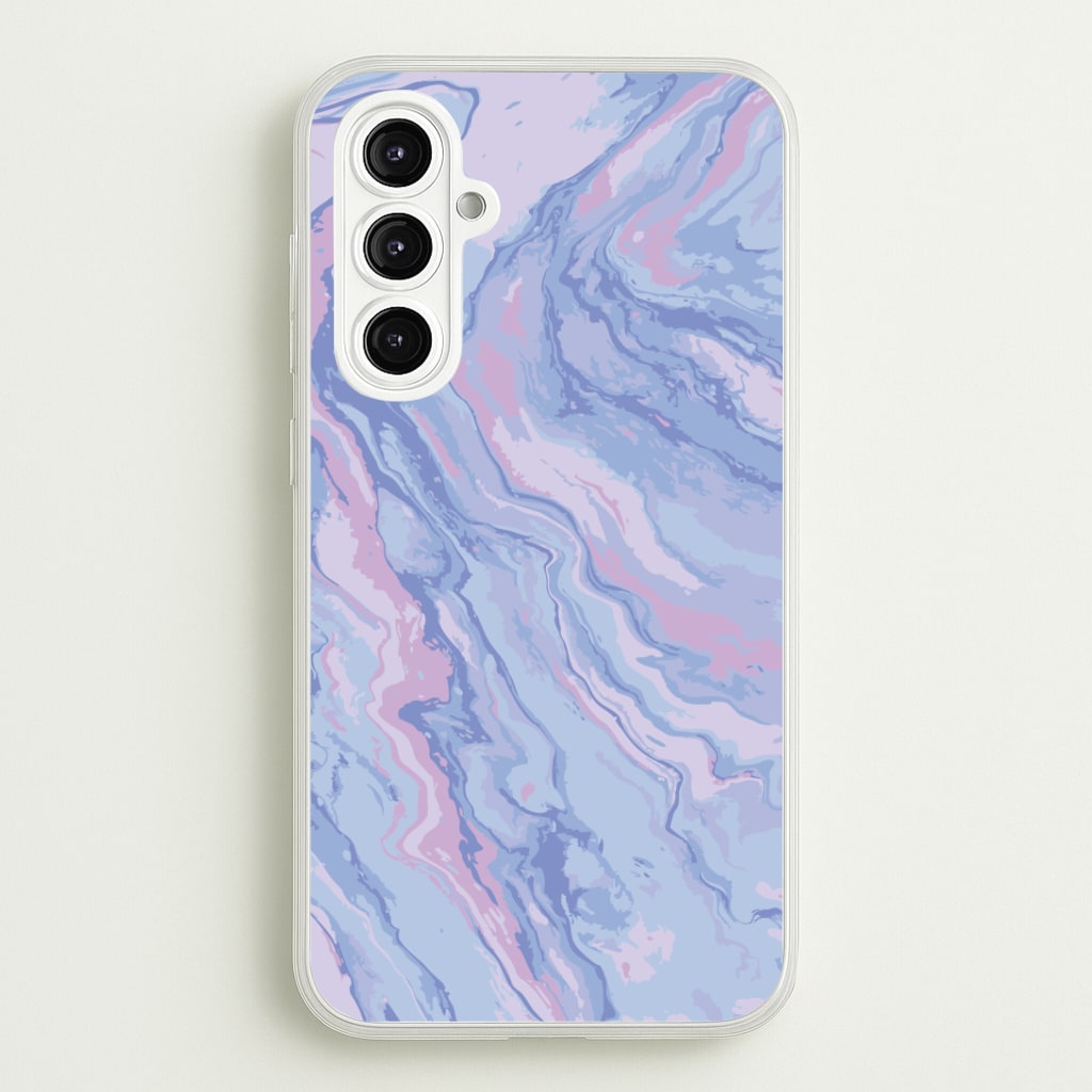 Purple Cloudy Marble Phone Case