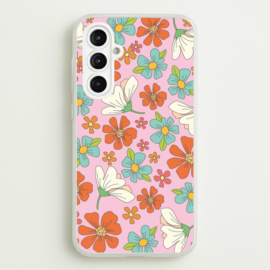 Pink Flower Pattern - Mothers Day Phone Case