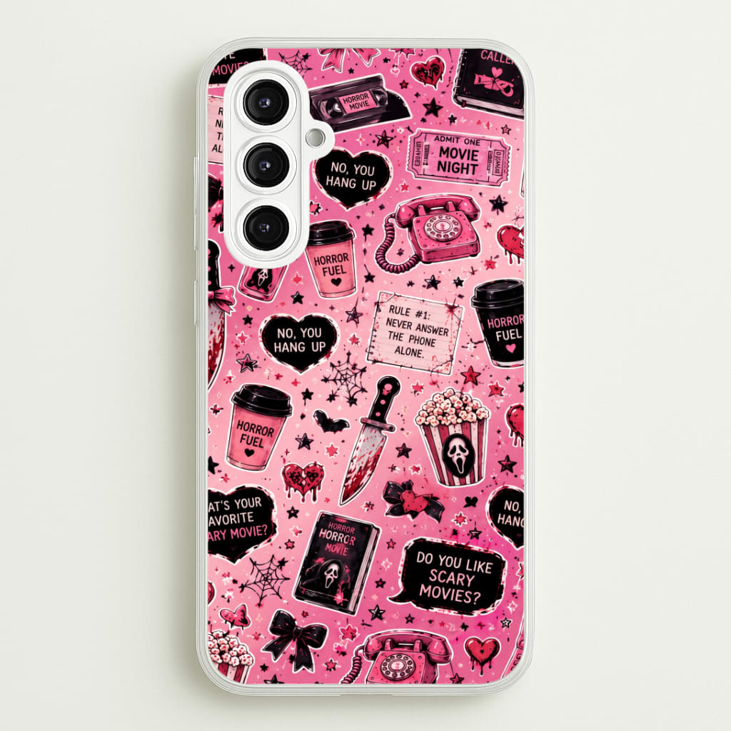 Horror Movie Pink Pattern Phone Case
