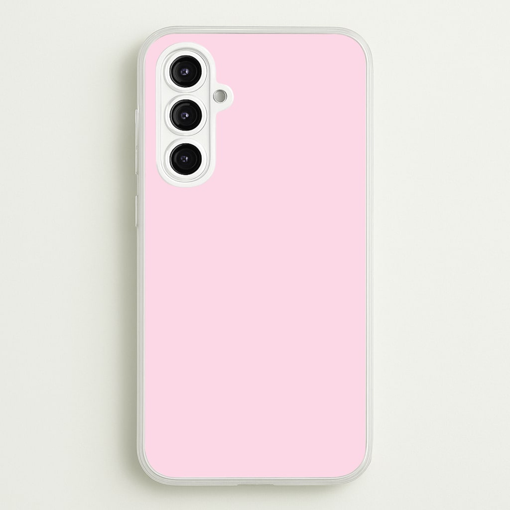 Back To Casics - Pretty Pastels - Plain Pink Phone Case