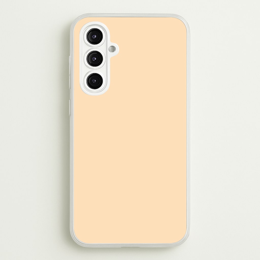 Back To Casics - Pretty Pastels - Plain Orange Phone Case