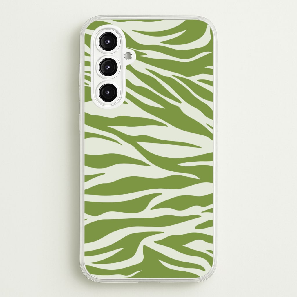 Abstract Green Print Phone Case