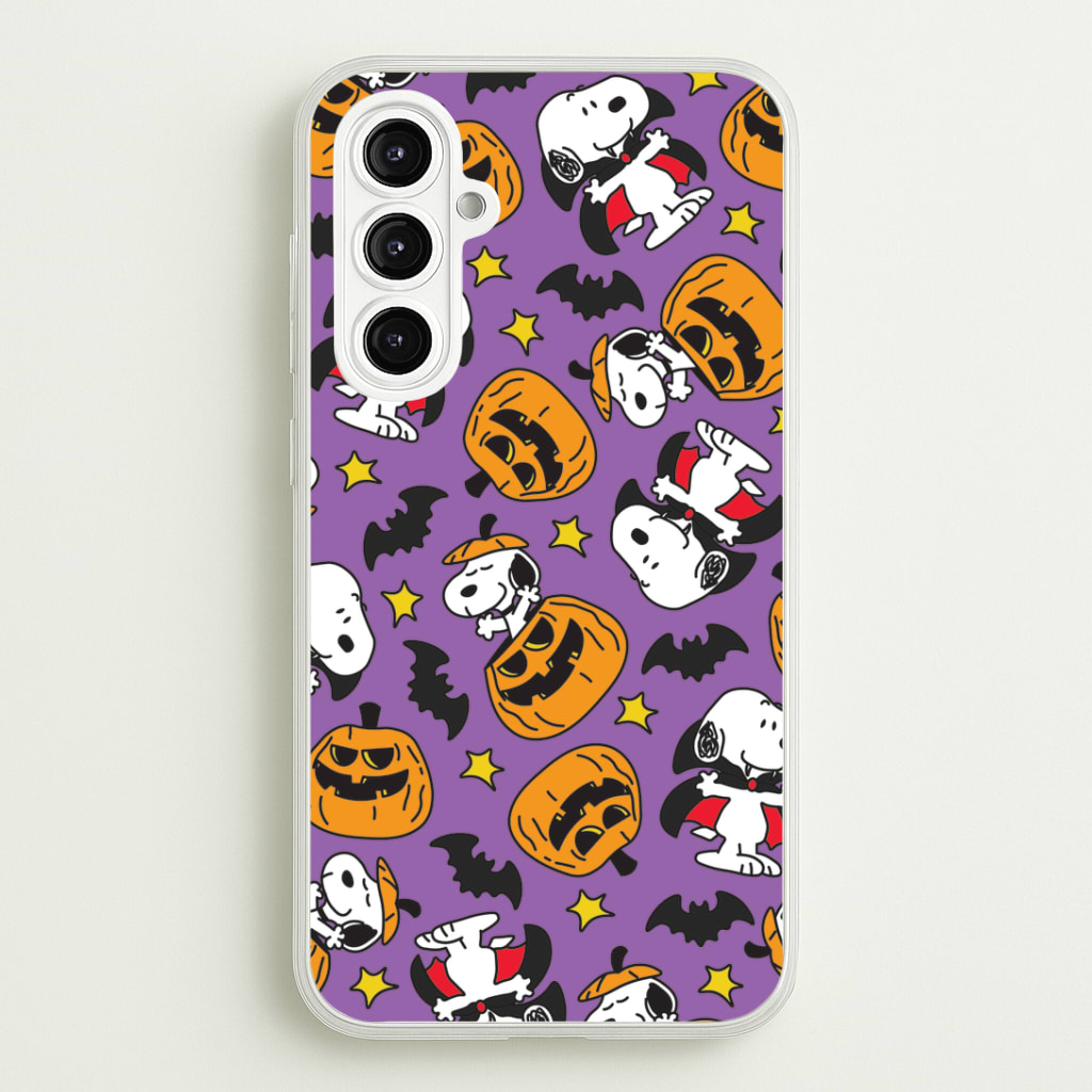 Cartoon Beagle Halloween Pattern Phone Case