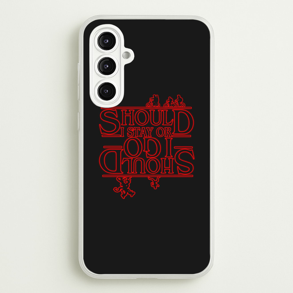 Should I Stay Or Should I Go Upside Down Phone Case
