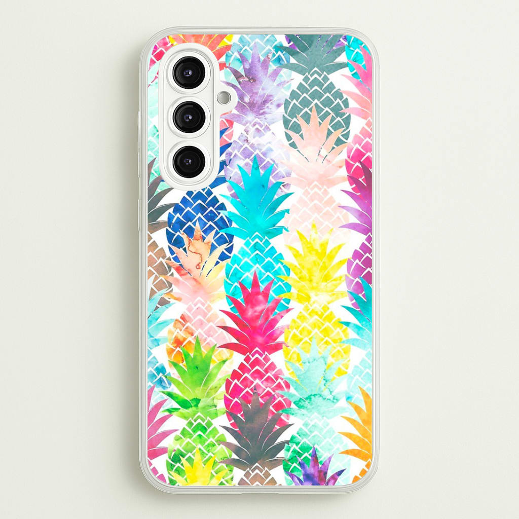 Watercolour Pineapple Pattern Phone Case