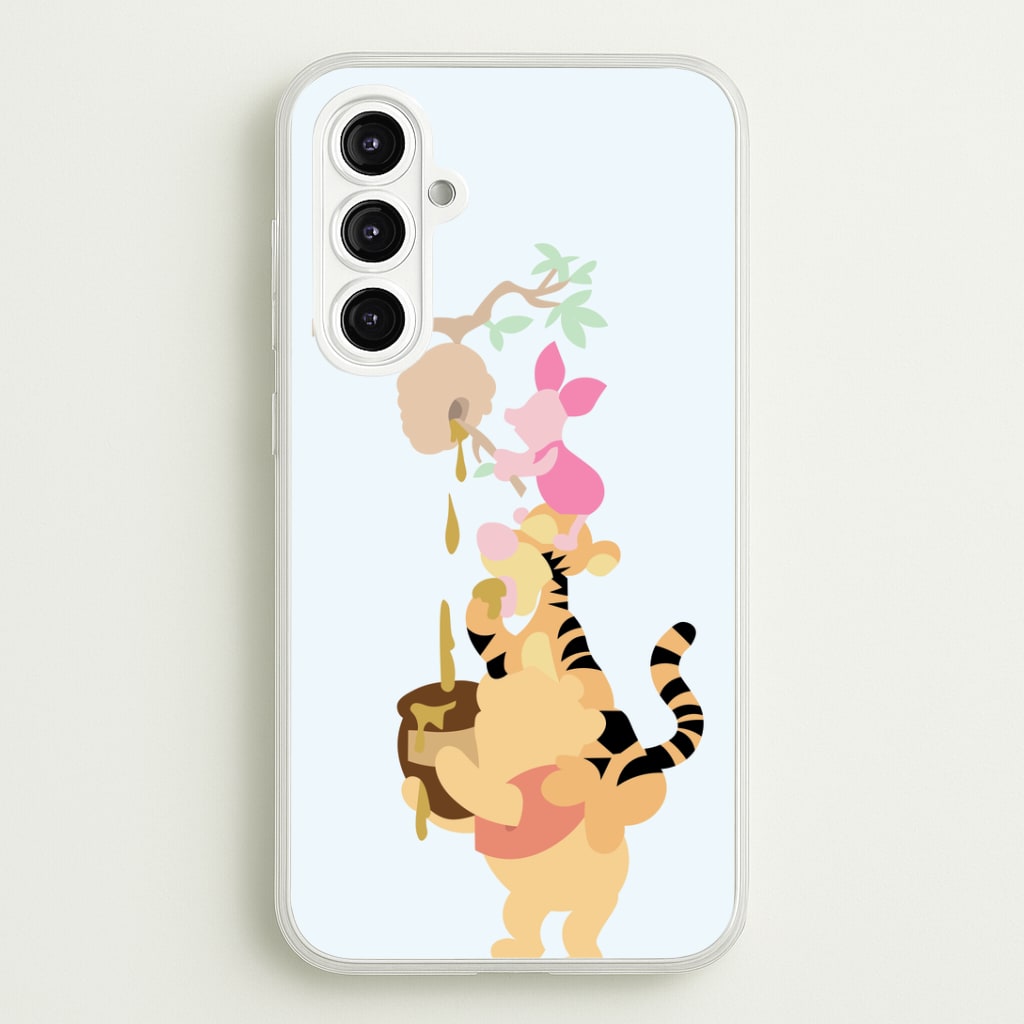 Bouncing Tiger , Piglet , Yellow Bear Phone Case