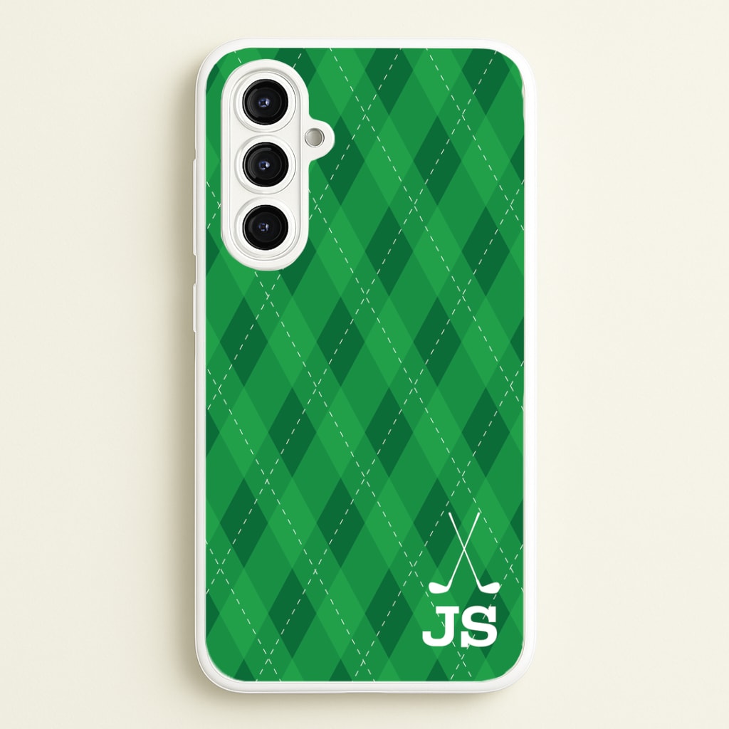 Personalised Golf Pattern Phone Case