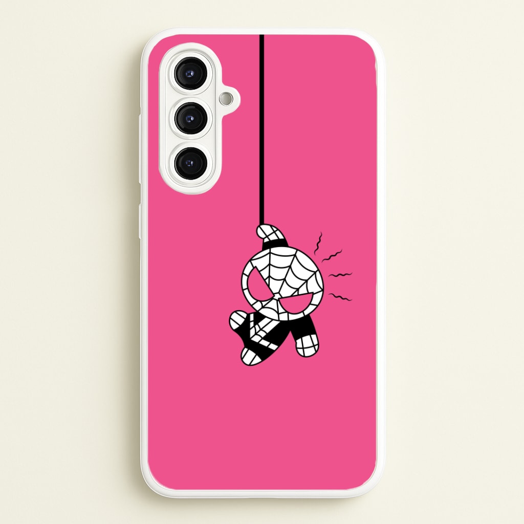 Pink Hanging Spider Hero Phone Case