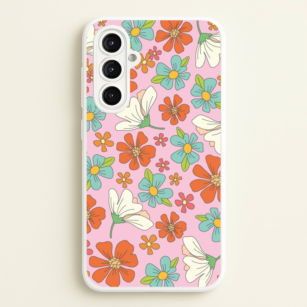 Pink Flower Pattern - Mothers Day Phone Case