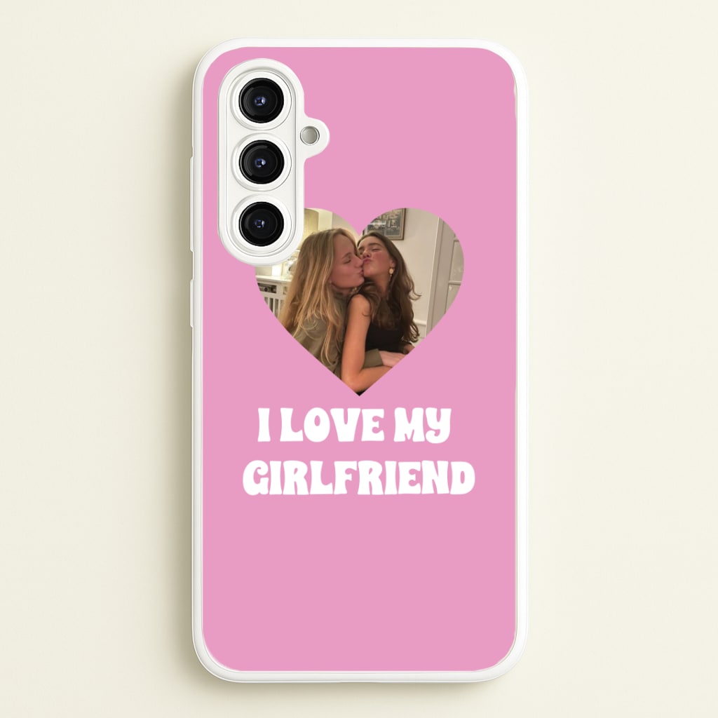 I Love My Girlfriend - Personalised Couples Phone Case