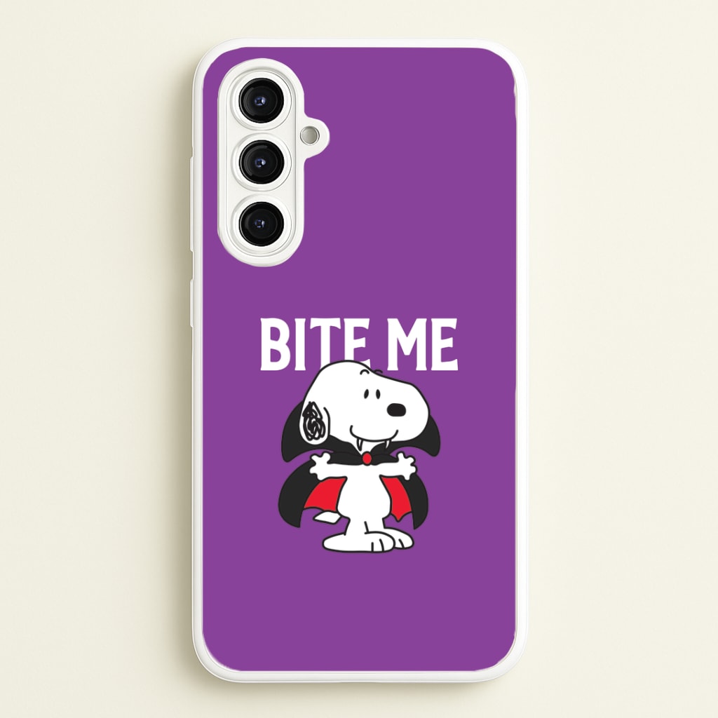 Bite Me Cartoon Beagle Phone Case