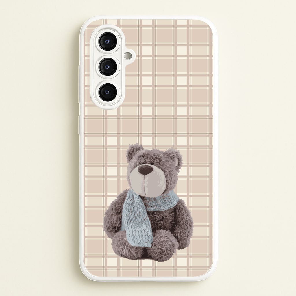 Tartan Teddy Bear Phone Case