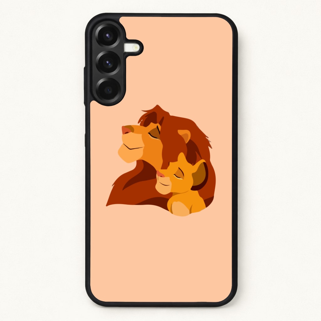 King Lion And Cub Phone Case