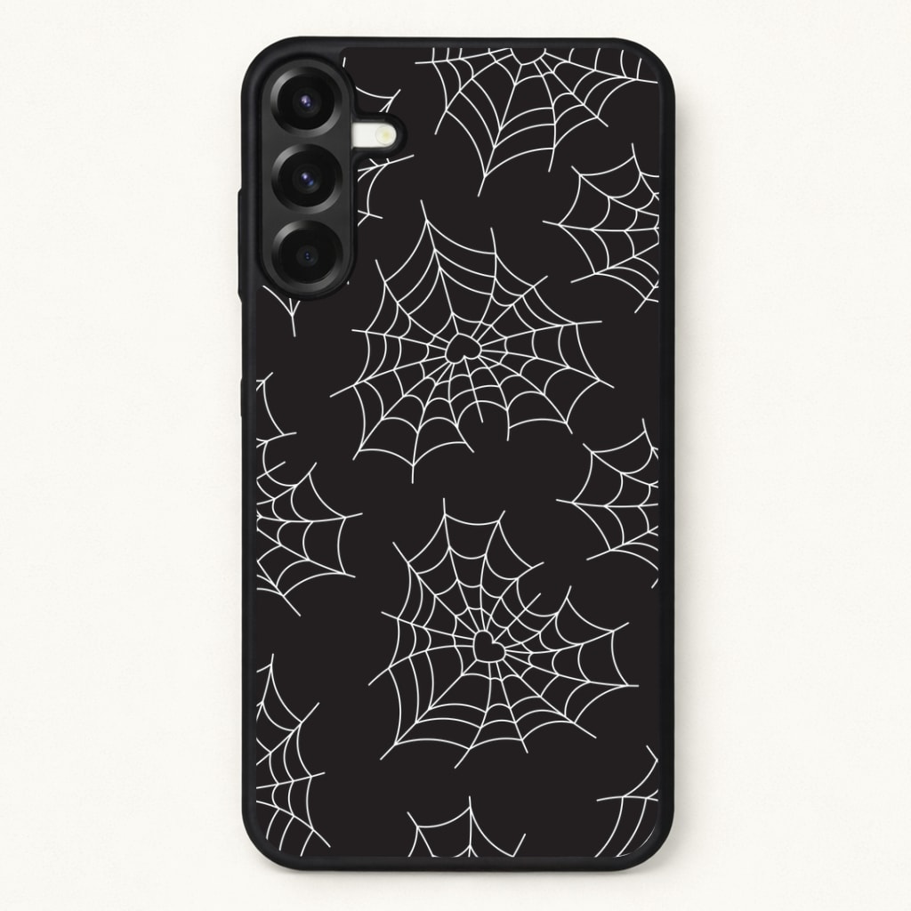 Spiderweb Hearts Pattern Phone Case