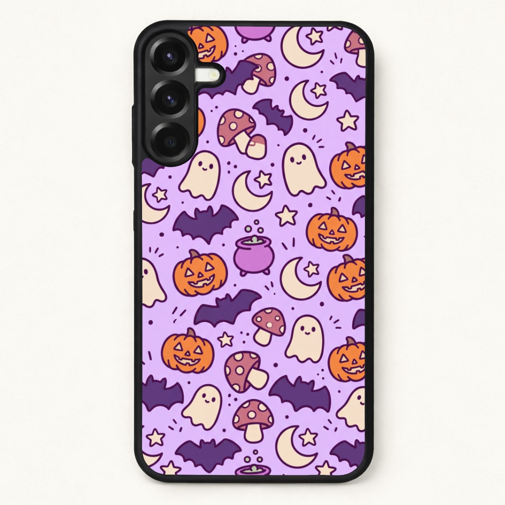Lilac Witchy Doodles Phone Case