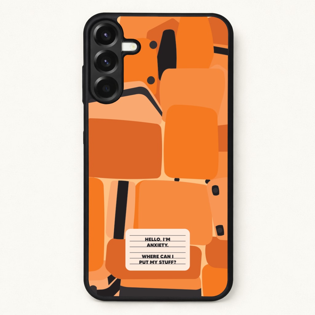 Hello I'm Anxiety - Inside Out Phone Case