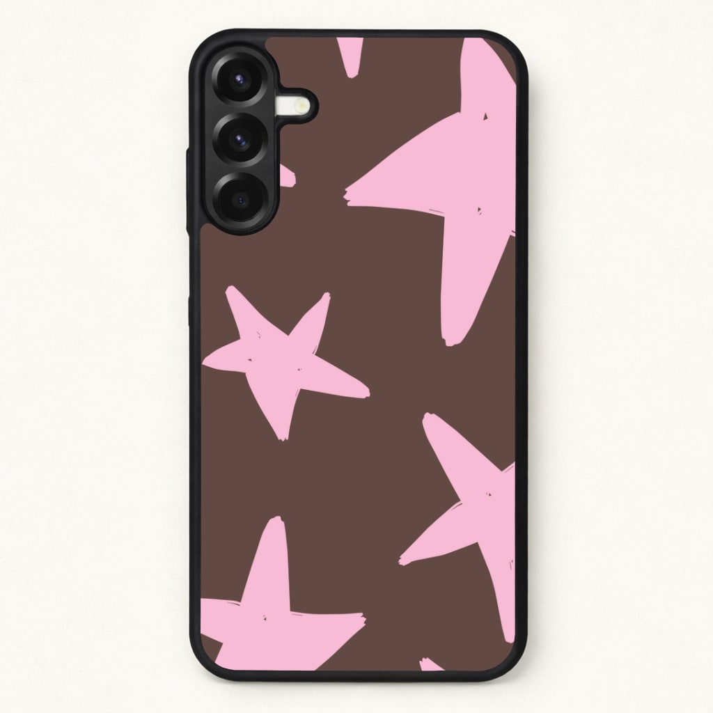 Chocolate & Strawberry Stars Phone Case