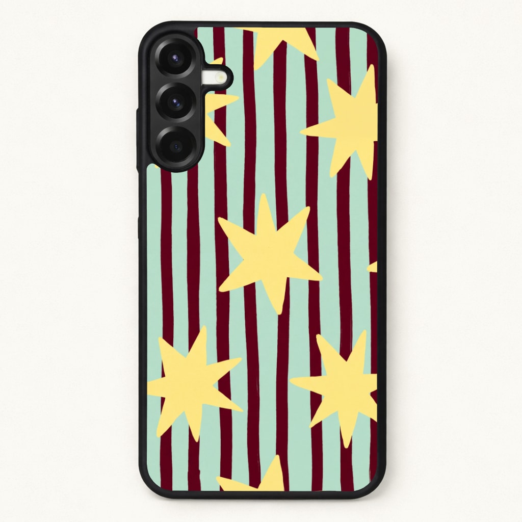 Butter Stars On Stripes Phone Case