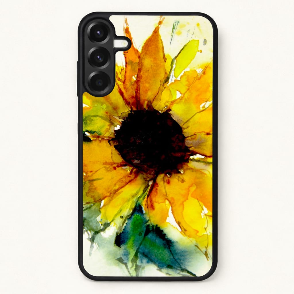Watercolour Sunflower Phone Case