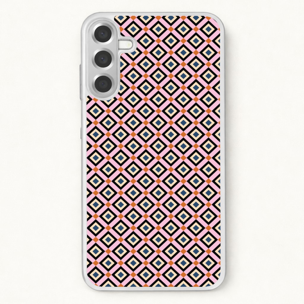 Retro Diamonds Pattern Phone Case