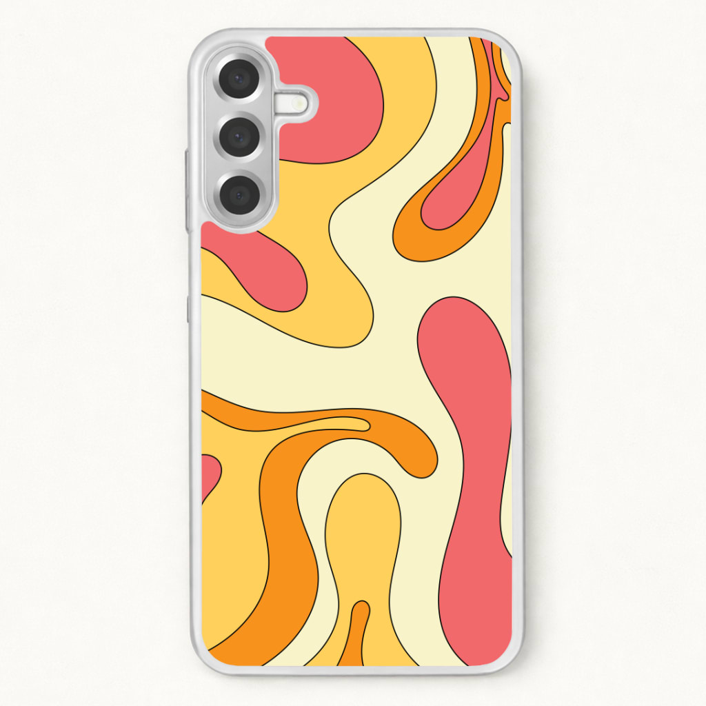 Pastel Waves Abstract Pattern Phone Case