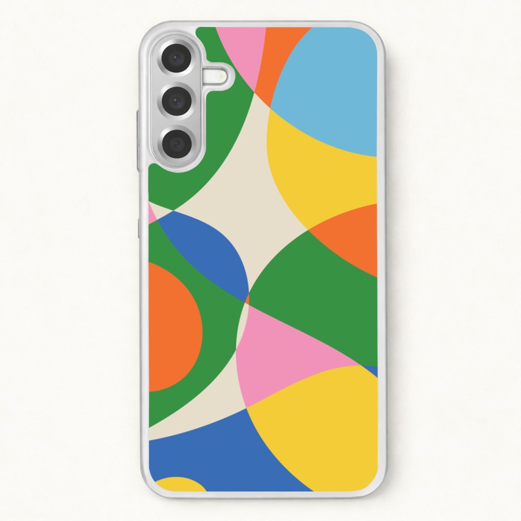 Colourful Abstract Shapes Pattern Phone Case
