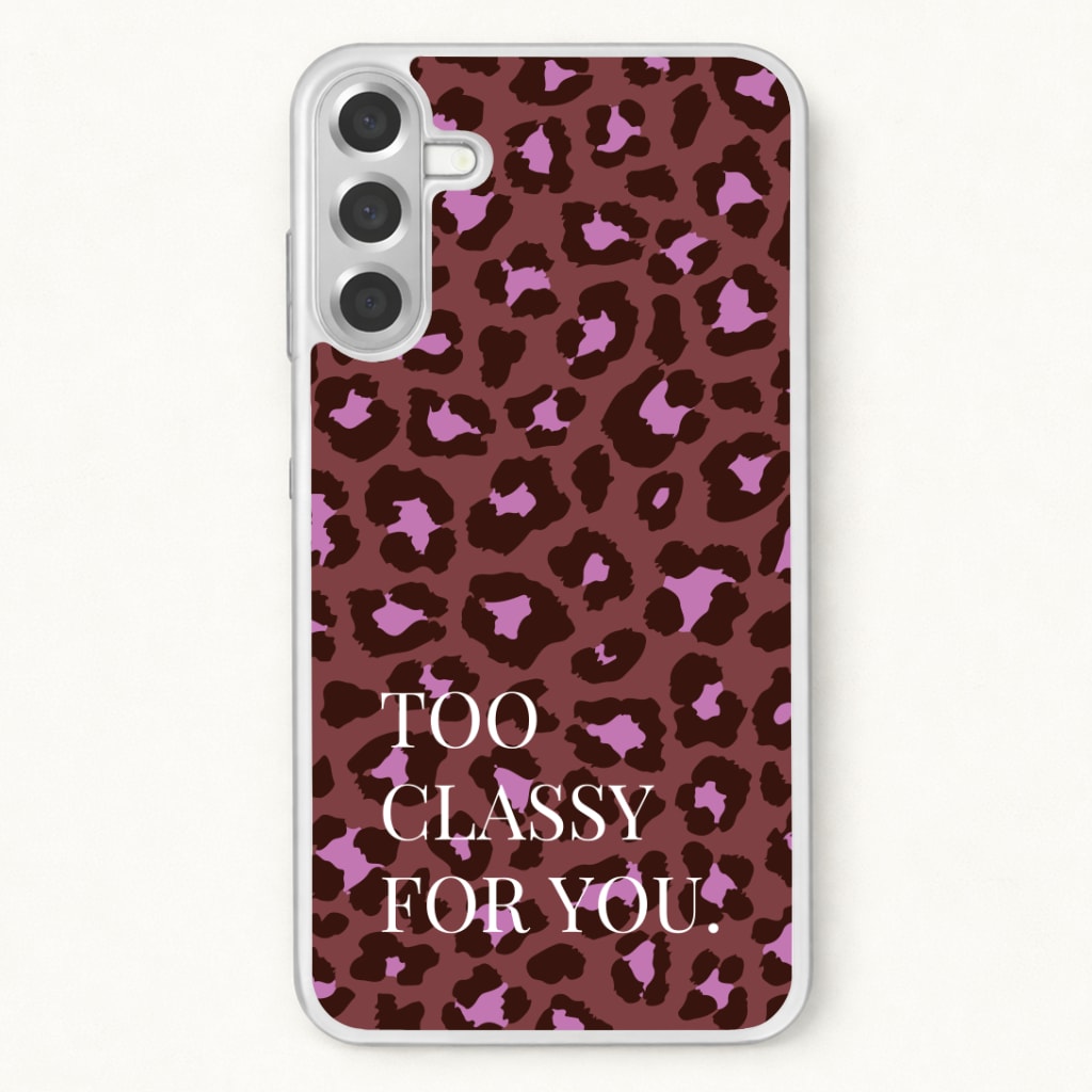 Too Classy Cheetah Print Phone Case