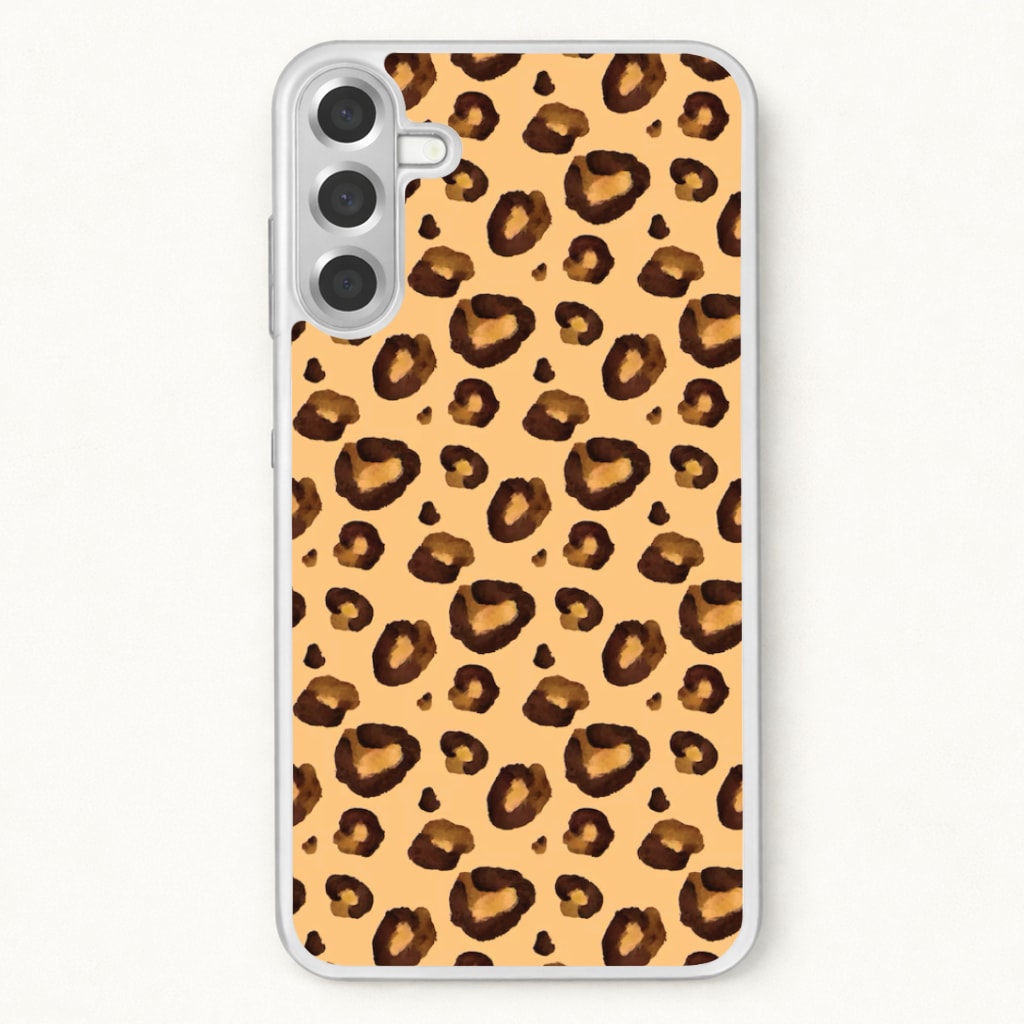 Watercolour Cheetah Print Phone Case