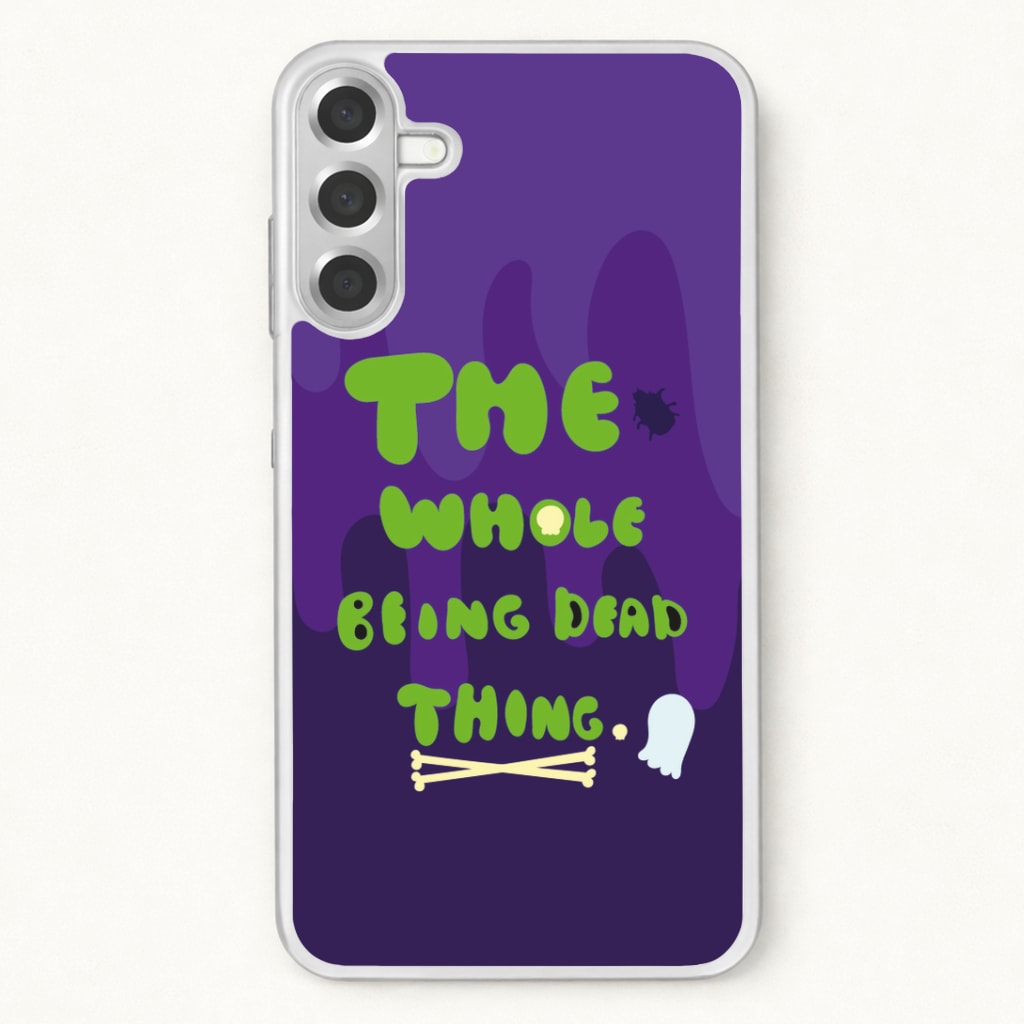 The Whole Being Dead Thing - Beetle Halloween Phone Case