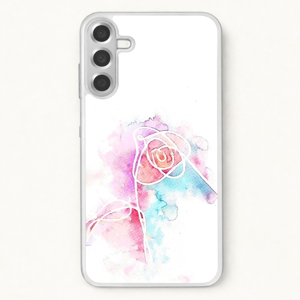 K-Pop Band Love Yourself Watercolour Painting Phone Case