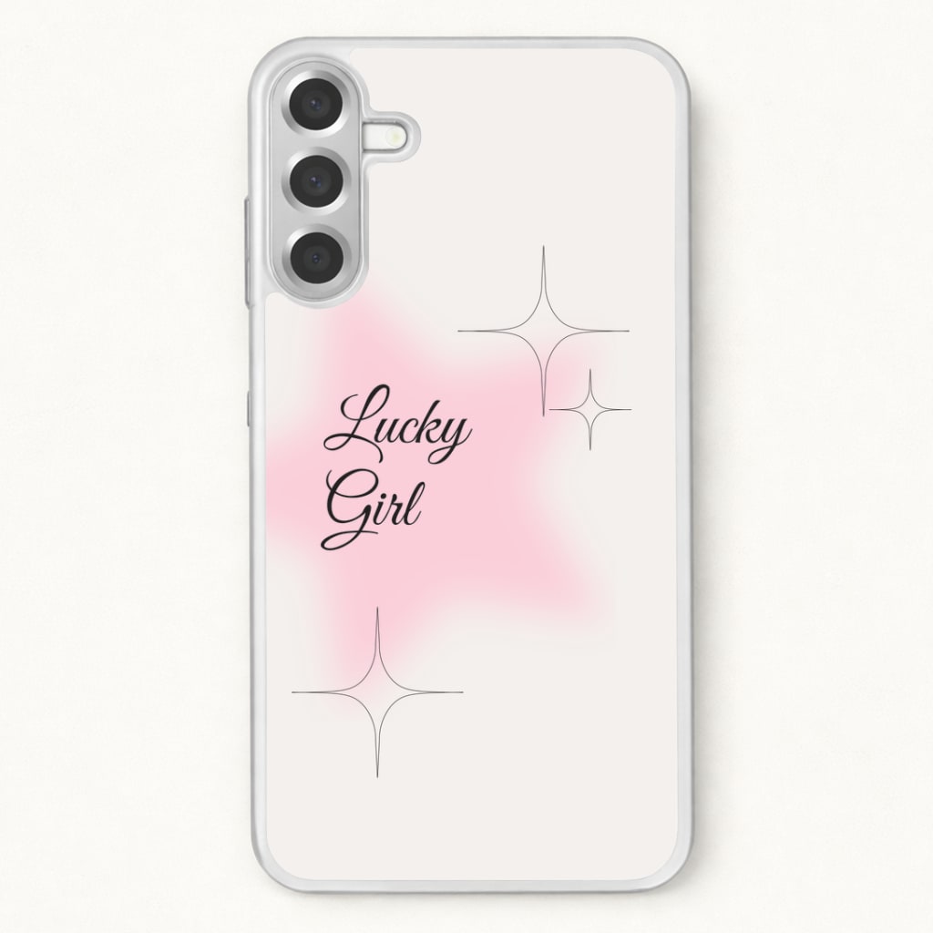 Lucky Girl - Clean Girl Aesthetic Phone Case