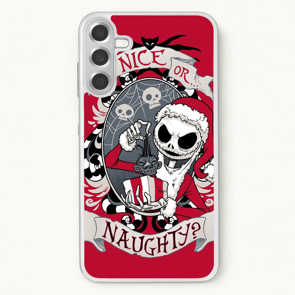 Nice Or Naughty - A Nightmare Before Christmas Phone Case