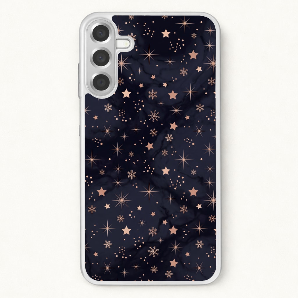 Midnight Frost Stars Phone Case