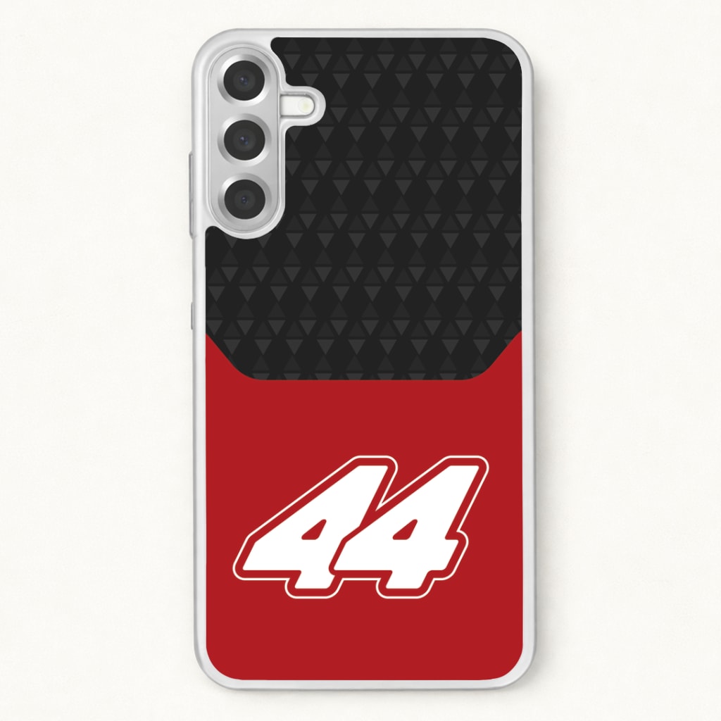 Red And Gray 44 Phone Case