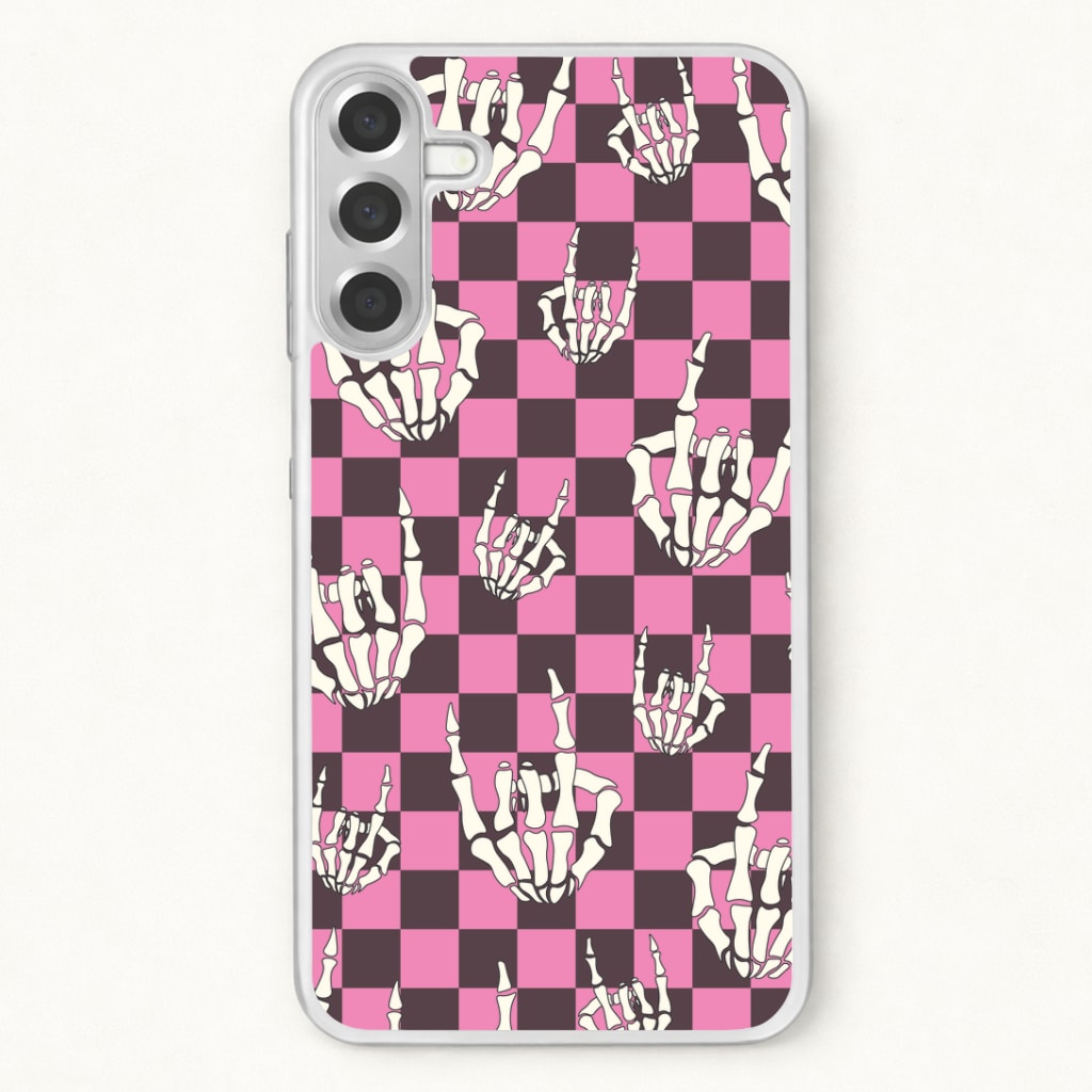 Rock On Skeleton Phone Case