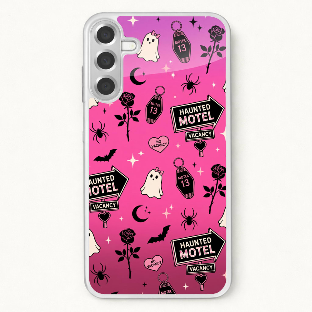 Haunted Motel Pink Phone Case