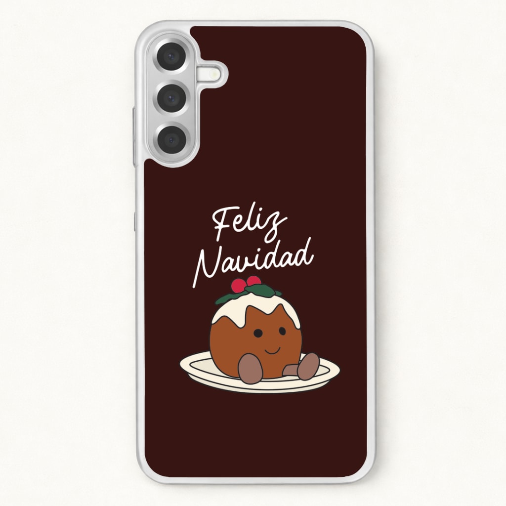 Christmas Pudding Plush Phone Case