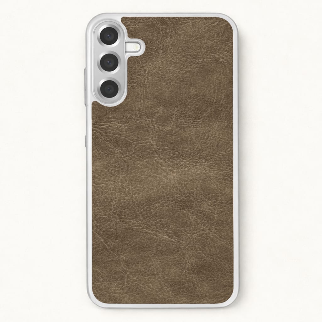 Tan Leather Phone Case