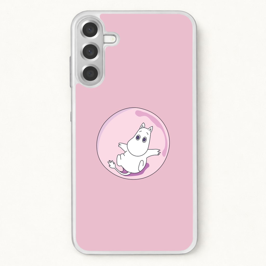 Moomin In A Pink Bubble Phone Case