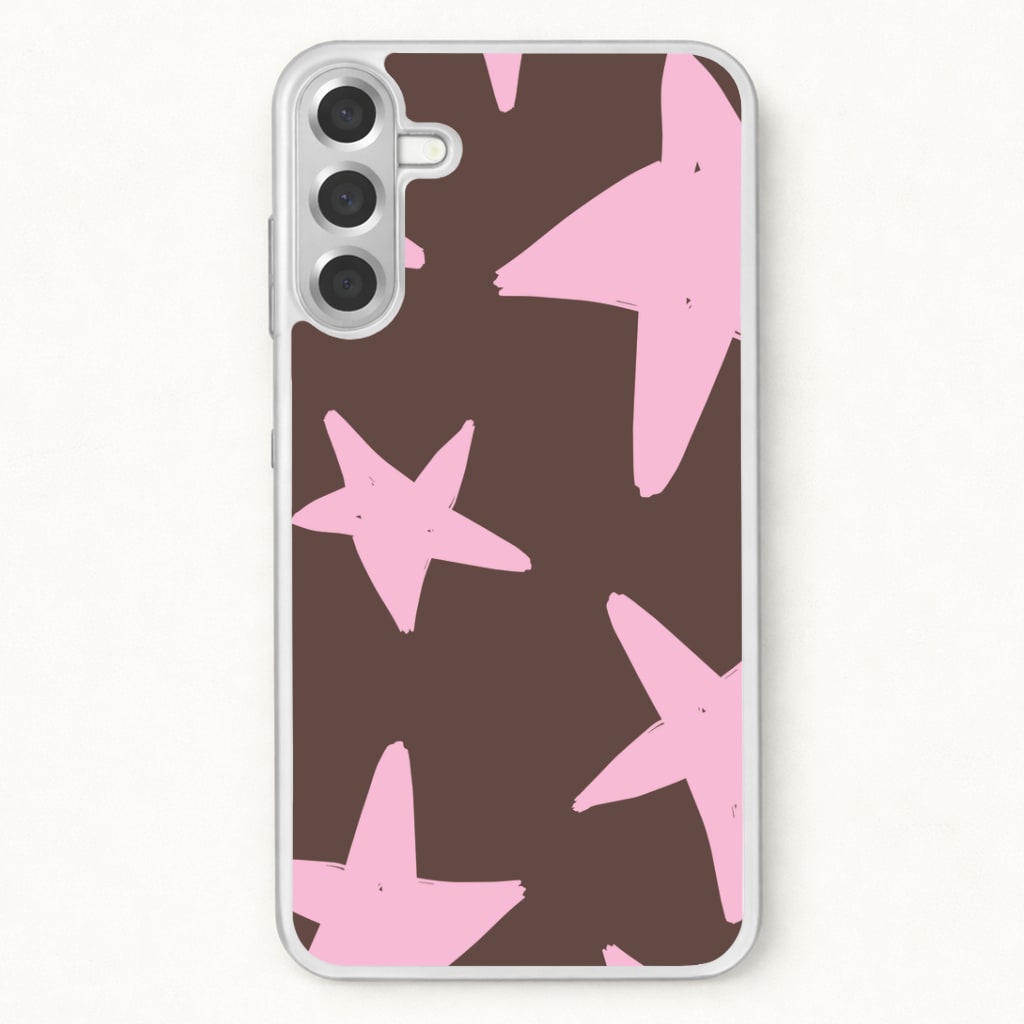 Chocolate & Strawberry Stars Phone Case
